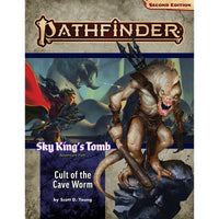 Pathfinder Second Edition: Adventure Path: Sky King’s Tomb #2 Cult of the Cave Worm - Gap Games