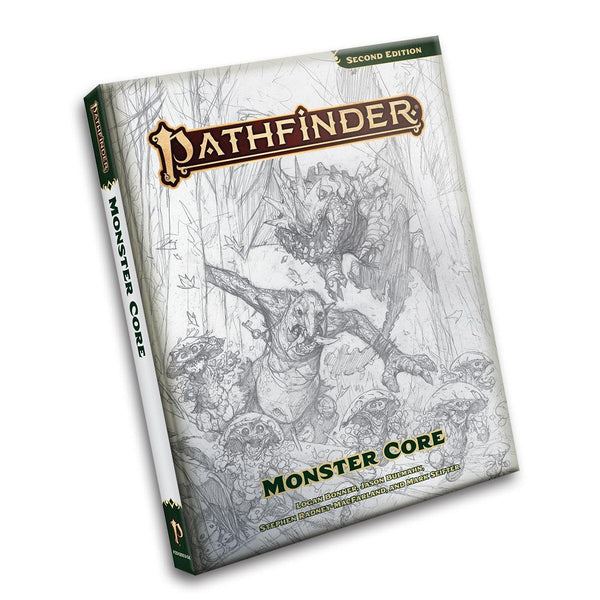 Pathfinder Second Edition Remaster: Monster Core Sketch Cover - Pre-Order - Gap Games