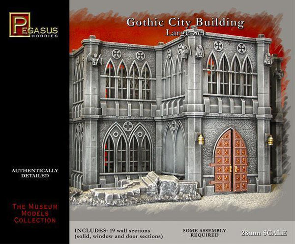 PEGASUS 4923 28MM GOTHIC CITY BUILDING LARGE SET - Gap Games