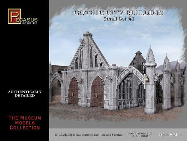 PEGASUS 4924 28MM GOTHIC CITY BUILDING SMALL SET #1 - Gap Games