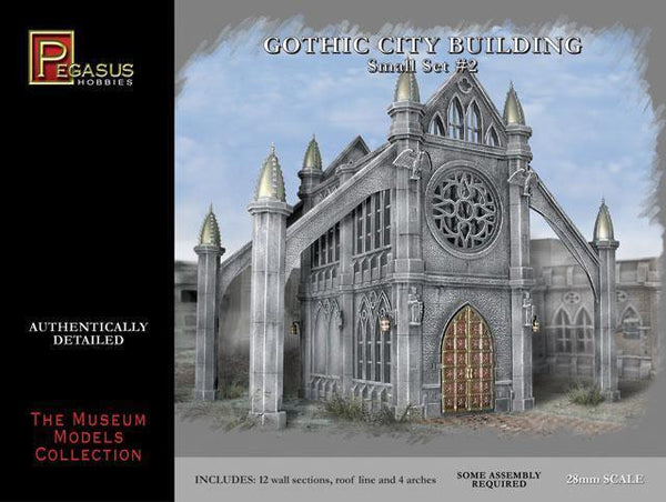 PEGASUS 4925 28MM GOTHIC CITY BUILDING SMALL SET #2 - Gap Games