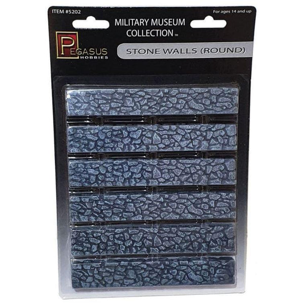 Pegasus 5202 28mm Stone Walls (Rounded Stone) - Gap Games