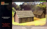 Pegasus 7703 1/72 Russian Log Houses - Simple Izba Houses (2 per pack) - Gap Games