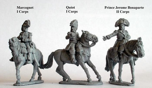 Perry Metals - French Mounted Generals of Division - Gap Games