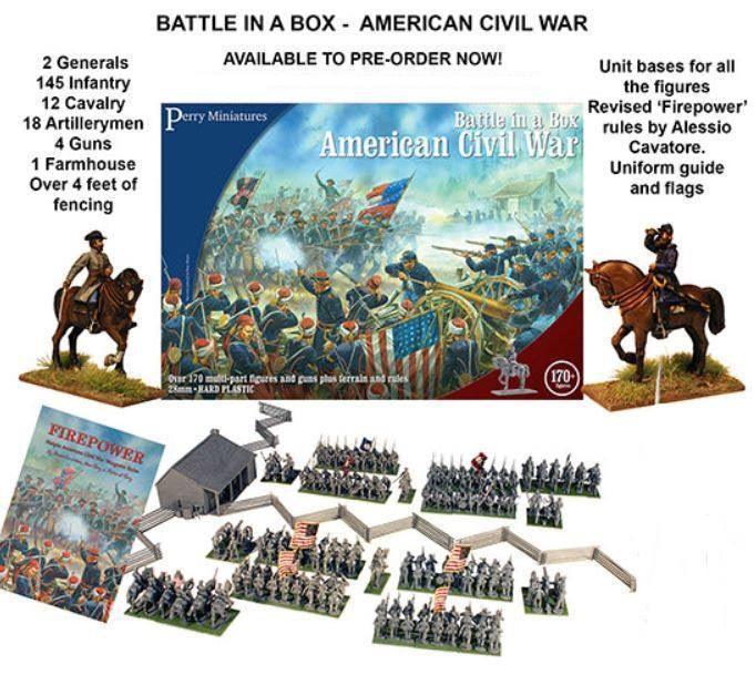 Perry Miniatures - Battle in A Box American Civil War - Gap Games