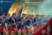 Perry Miniatures - Franco Prussian War French Infantry Advancing 1870-1871 (Plastic) - Gap Games