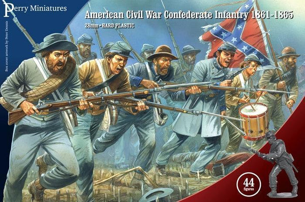 Perry Miniatures - Plastic American Civil War Confederate Infantry 1861-65 - Gap Games