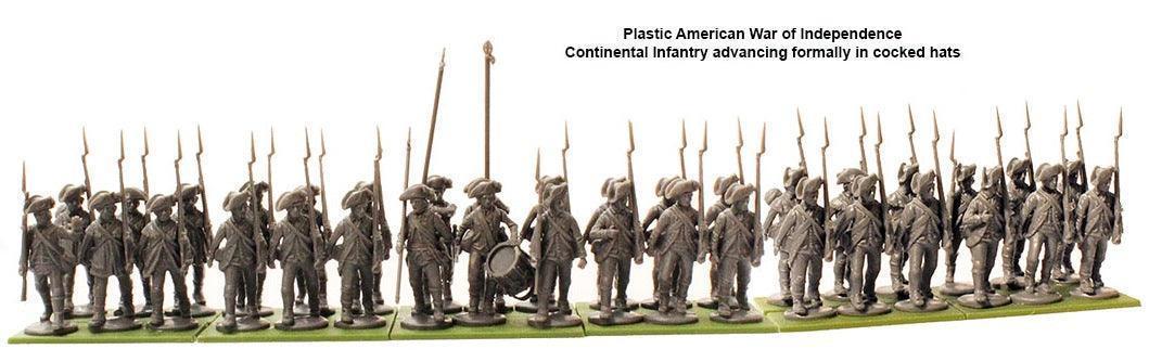 Perry Miniatures - Plastic American War of Independence Continental Infantry 1776-1783 - Gap Games
