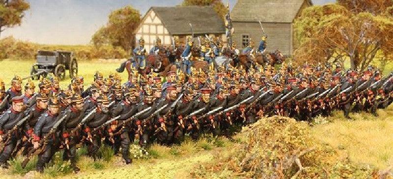 Perry Miniatures - Plastic Franco Prussian War Prussian Infantry Advancing 1870-71 - Gap Games