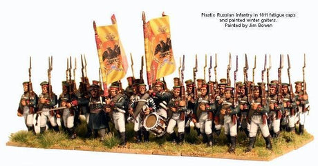 Perry Miniatures - Plastic Russian Napoleonic Infantry 1809-1814 - Gap Games