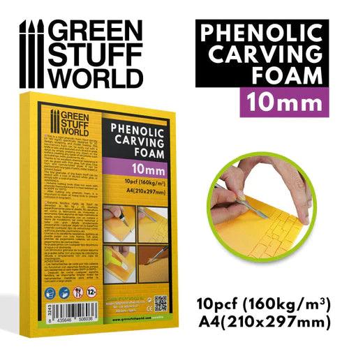 Phenolic Carving Foam 10mm - A4 size - Gap Games