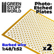 Photo-etched Plates - Barbed Wire - Gap Games