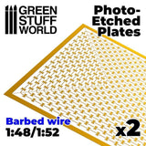 Photo-etched Plates - Barbed Wire - Gap Games