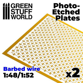 Photo-etched Plates - Barbed Wire - Gap Games
