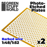 Photo-etched Plates - Barbed Wire - Gap Games