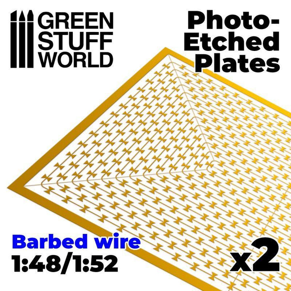 Photo-etched Plates - Barbed Wire - Gap Games