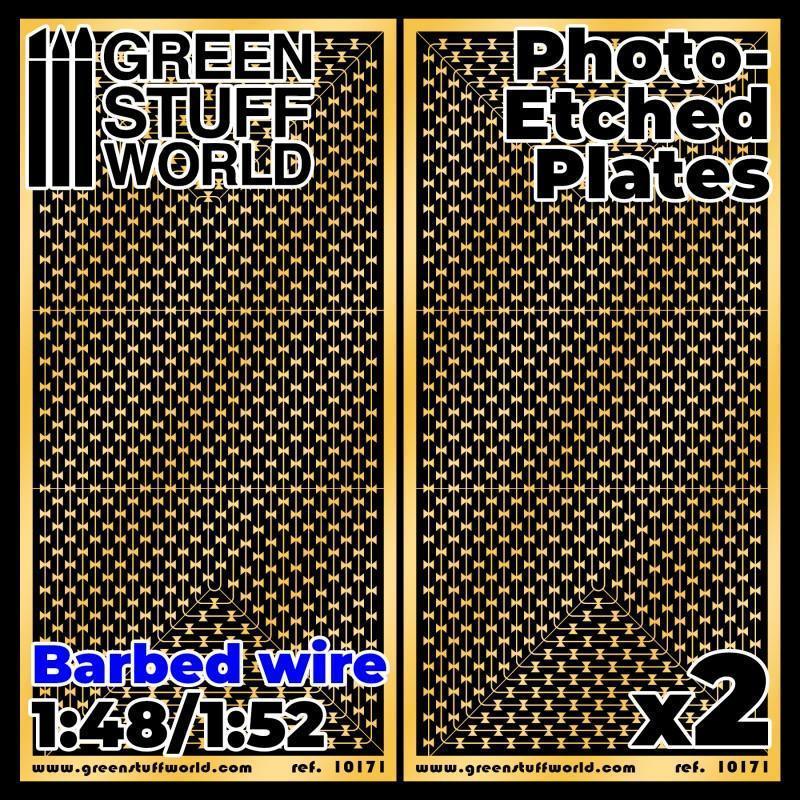 Photo-etched Plates - Barbed Wire - Gap Games
