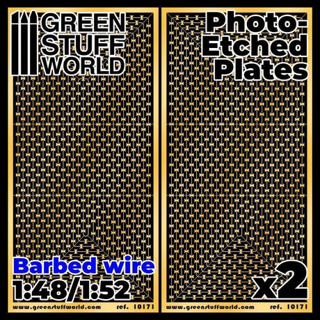 Photo-etched Plates - Barbed Wire - Gap Games