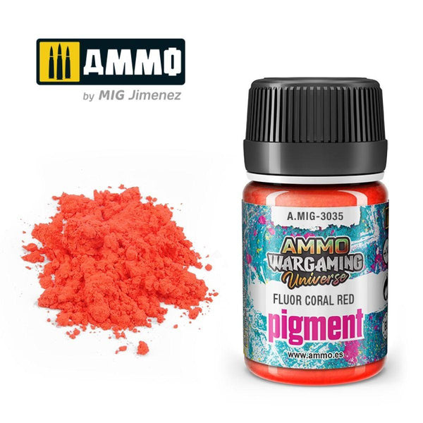 Ammo by MIG - Pigments - Fluor Coral Red 35ml