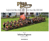 Pike & Shotte Infantry Regiment plastic boxed set - Gap Games