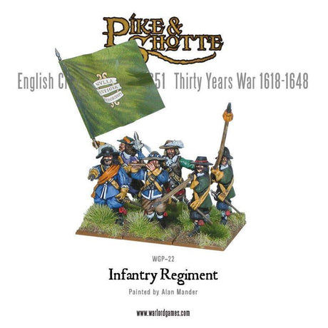 Pike & Shotte Infantry Regiment plastic boxed set - Gap Games