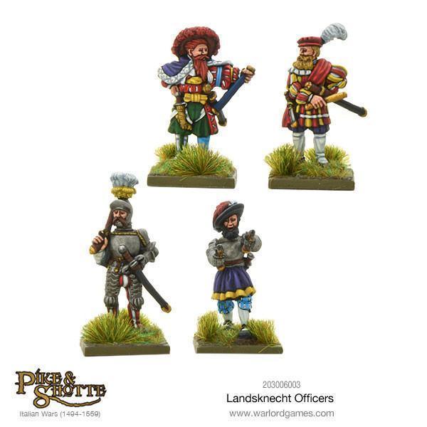 Pike and Shotte Landsknecht Officers - Gap Games