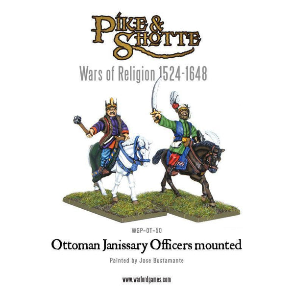 Pike and Shotte Ottoman Janissary Officers Mounted - Gap Games