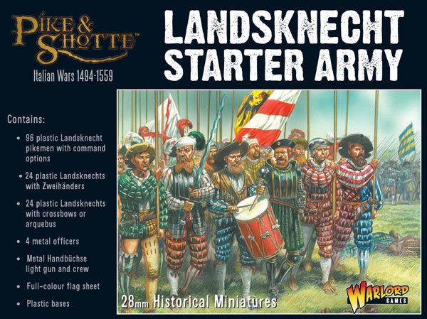 Pike and Shotte Pike & Shotte Landsknecht Starter Army - Gap Games