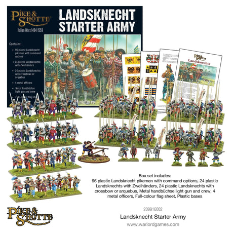 Pike and Shotte Pike & Shotte Landsknecht Starter Army - Gap Games
