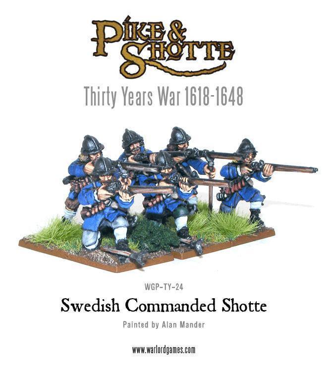 Pike and Shotte Swedish Commanded Shotte - Gap Games