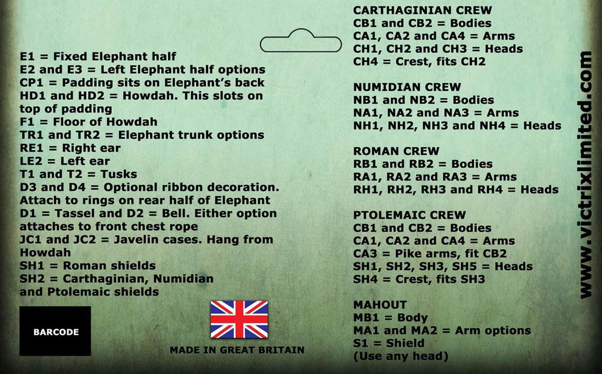 Plastic African War Elephant - Gap Games