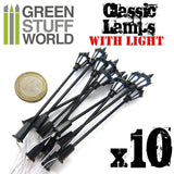 Plastic Classic Lamps 8,50cm - Pack x 10 - Gap Games
