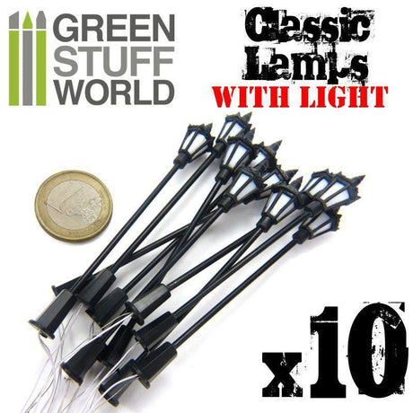 Plastic Classic Lamps 8,50cm - Pack x 10 - Gap Games