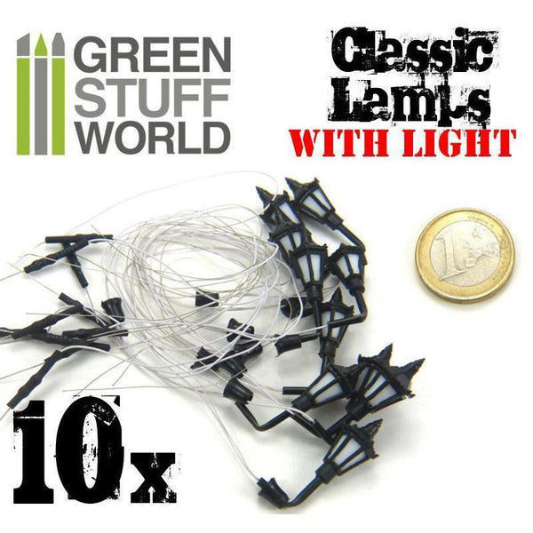 Plastic Classic Wall Lamps Pack x 10 - Gap Games