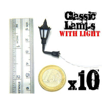 Plastic Classic Wall Lamps Pack x 10 - Gap Games