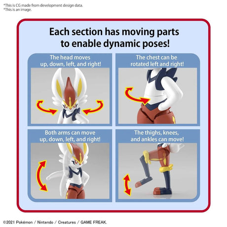 POKEMON MODEL KIT CINDERACE - Gap Games
