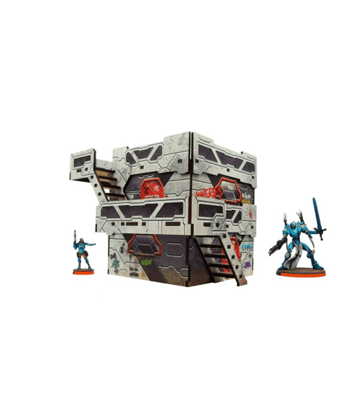 Micro Art Studio - Precinct Sigma Cubicle (2) PREPAINTED (grey) - Pre-Order