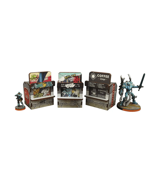 Micro Art Studio - Precinct Sigma Food Booths 2 (3) PREPAINTED (grey)