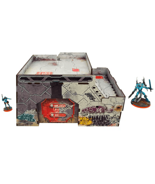 Micro Art Studio - Precinct Sigma Fort (1) PREPAINTED (grey) - Pre-Order