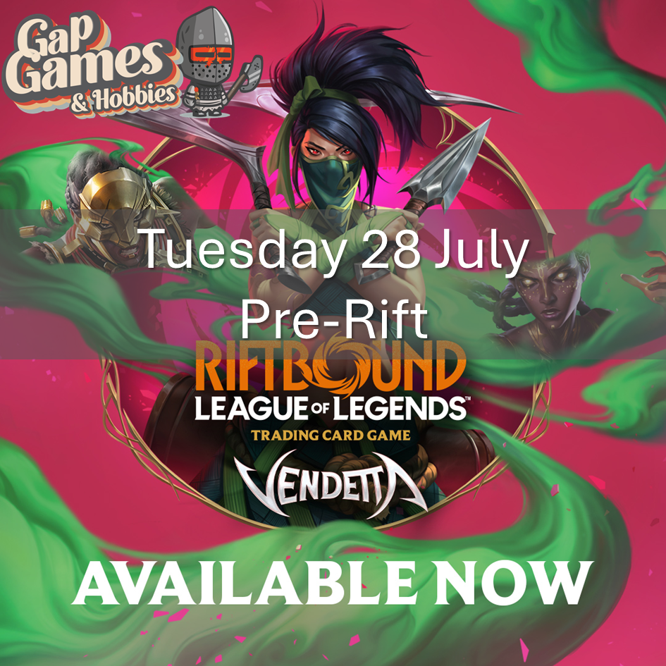Riftbound Vendetta Pre-Rift Tuesday July 28th 6:00pm