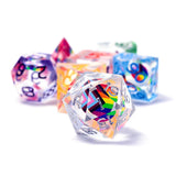 Sirius Dice - Dungeons and Dragons Progress Pride Dice Set 7