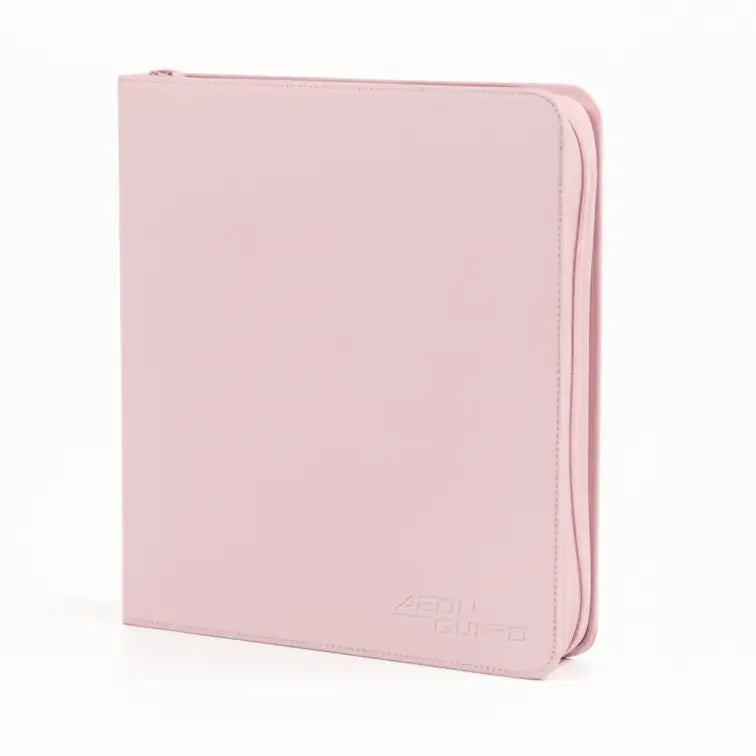 Aeon Guard Proper Pink 12 Pocket Zip Binder - 480 Card Slots