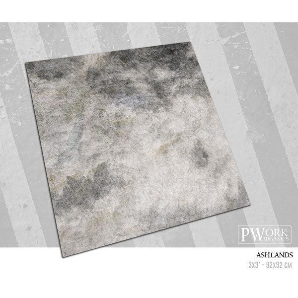 PWORK Wargames - Ashlands - Wargames Terrain Mat - Gap Games