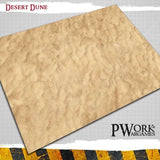 PWORK Wargames - Desert Dune - Wargames Terrain Mat - Gap Games