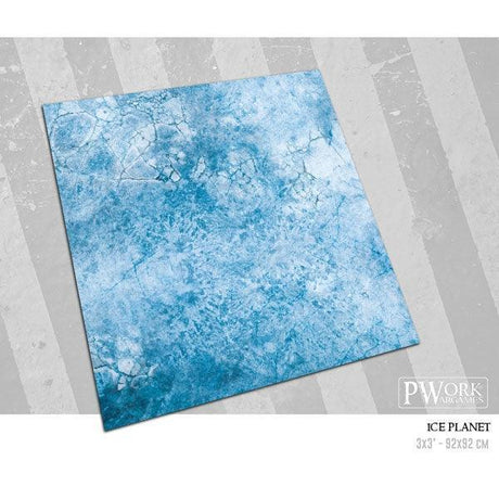 PWORK Wargames - Ice Planet - Wargames Terrain Mat - Gap Games