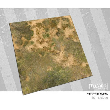 PWORK Wargames - Mediterranean - Wargame Mat - Gap Games