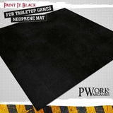 PWORK Wargames - Paint It Black - Tabletop Board Game Mat - Gap Games