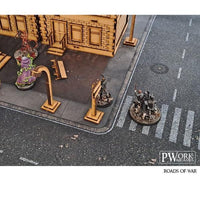 PWORK Wargames - Roads of War - Wargames Terrain Mat - Gap Games