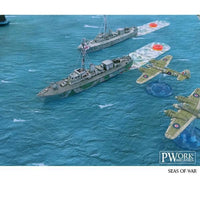 PWORK Wargames - Seas of War - Wargames Terrain Mat - Gap Games
