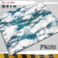 PWORK Wargames - Sky of War - Wargames Terrain Mat - Gap Games